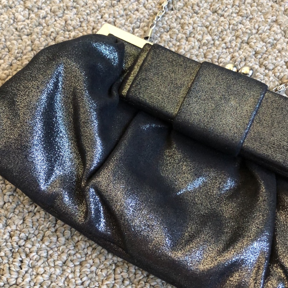[Aldo] Black Shimmer Clutch - Picture 5 of 7